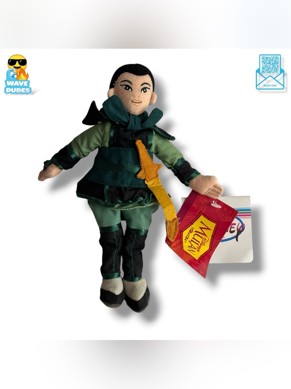 The Disney Store Mulan Warrior Mini Plush
